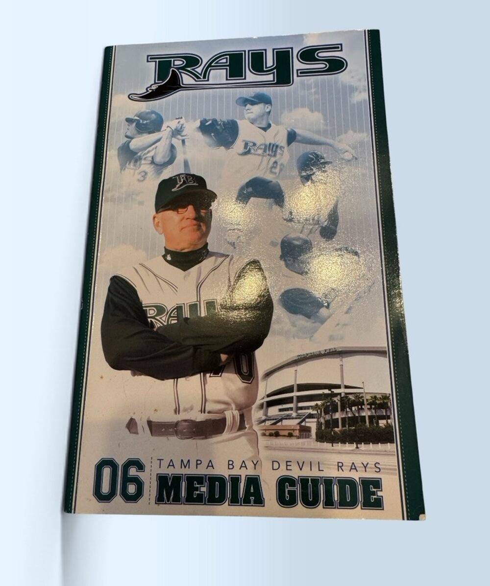 2006 Tampa Bay Devil Rays Media Guide Paperback Baseball